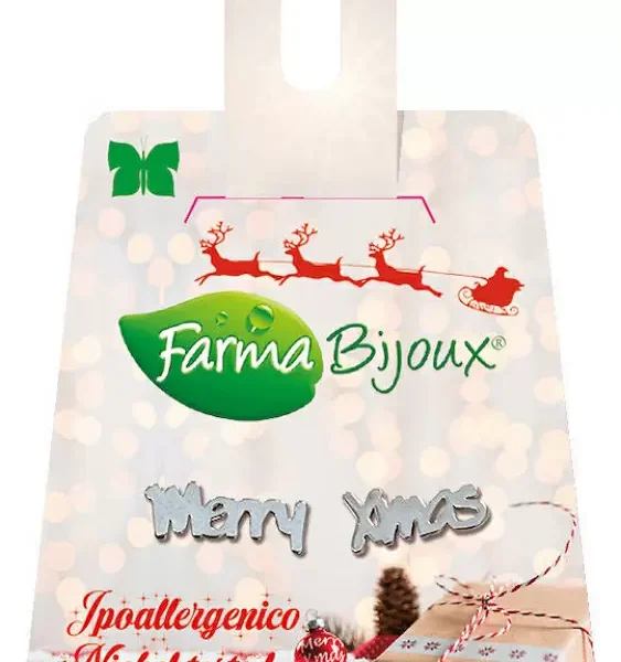 Farma Bijoux Merry Xmas Υποαλλεργικά Παιδικά Σκουλαρίκια Καρφωτά