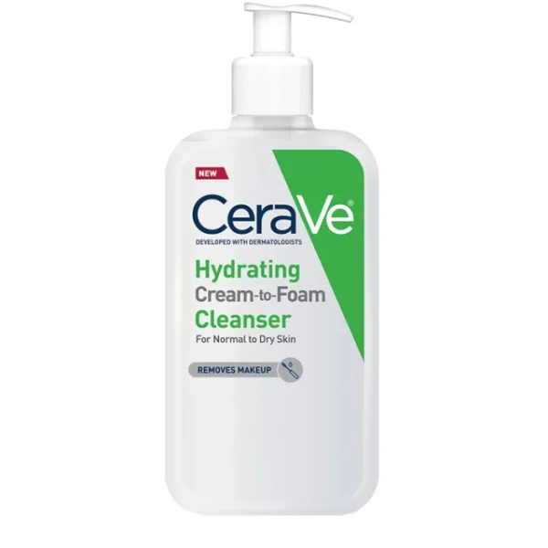 Cerave Hydrating Cream to Foam Cleanser Κανονικό έως Ξηρό Δέρμα 236ml