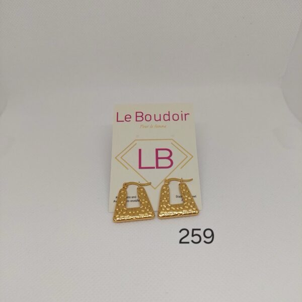 Le Boudoir χρυσά σκουλαρίκια