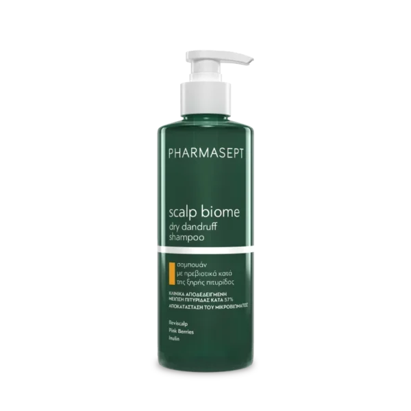 Pharmasept Scalp Biome Dry Dandruff Shampoo Σαμπουάν Κατά Της Πιτυρίδας Για Ξηρά Μαλλιά, 400ml