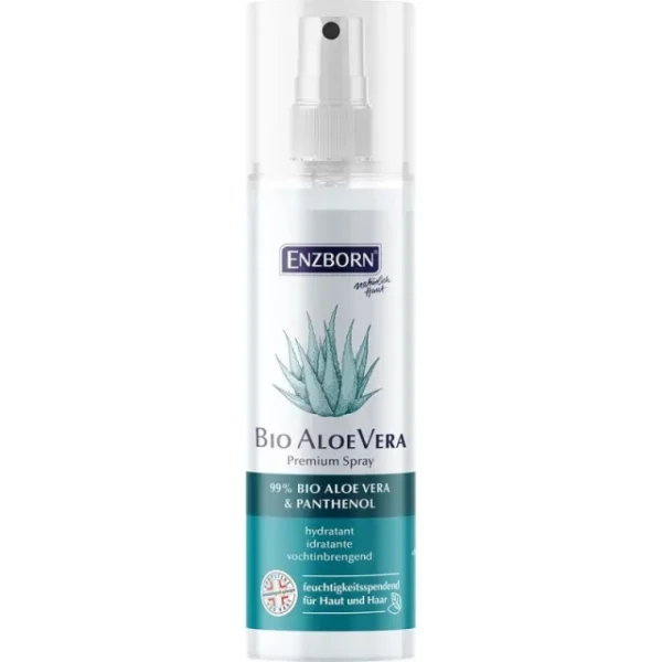Enzborn Bio Aloe Vera Premium Spray Σπρέι με Βιολογική Αλόη Βέρα και Πανθενόλη 200ml