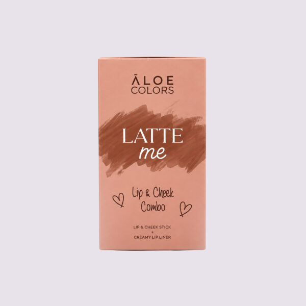 ALOE COLORS Lip & Cheek Combo – Latte Me