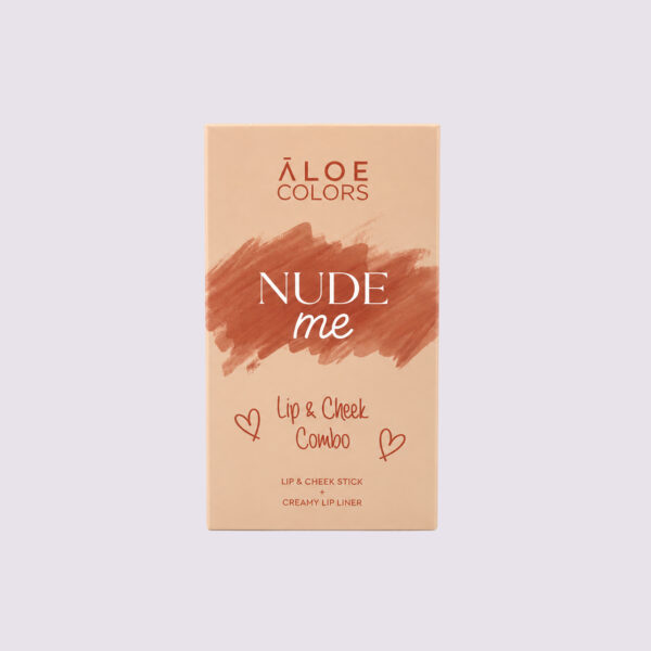 ALOE COLORS Lip & Cheek Combo – Nude Me