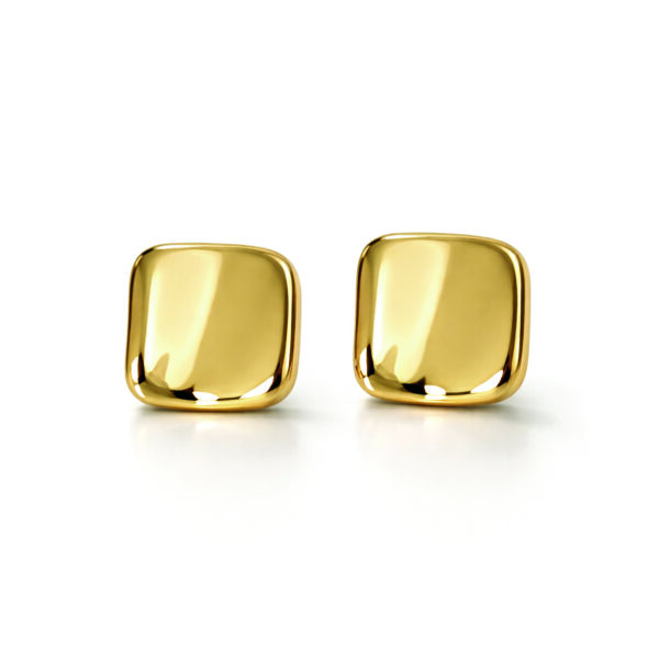 MYLOVLY σκουλαρίκια  PLISSE Earrings Arch Gold