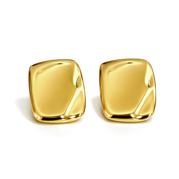MYLOVLY σκουλαρίκια PLISSE Earrings Pleat Gold